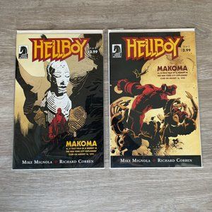 Hellboy Makoma (2006) Complete Set 1 & 2 Dark Horse Comics Mike Mignola